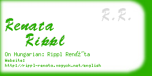 renata rippl business card